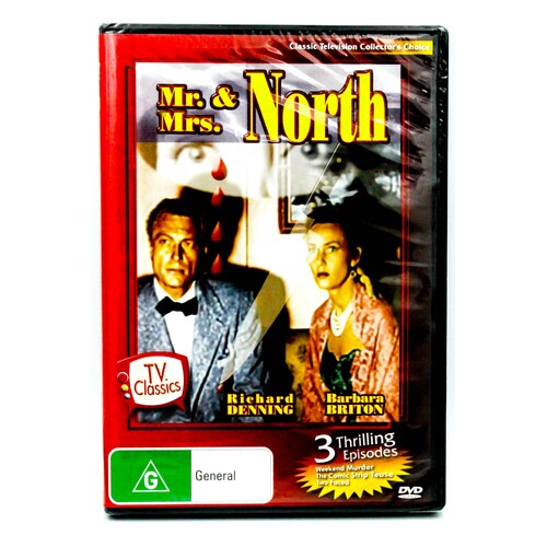 mr &amp; mrs north 3 episodes and - Rare DVD Aus Stock New Region 4