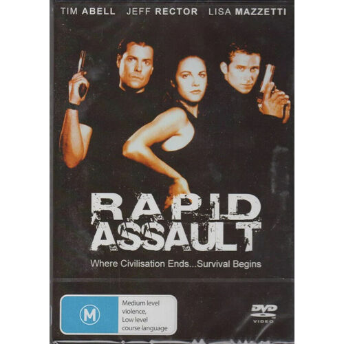 RAPID ASSAULT Tim Abell Jeff Rector Lisa Mazzetti - Rare DVD Aus Stock New