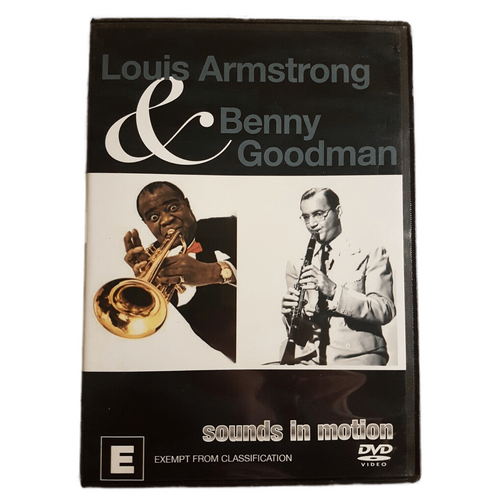 LOUIS ARMSTRONG &amp; BENNY GOODMAN -Rare DVD Aus Stock -Music New