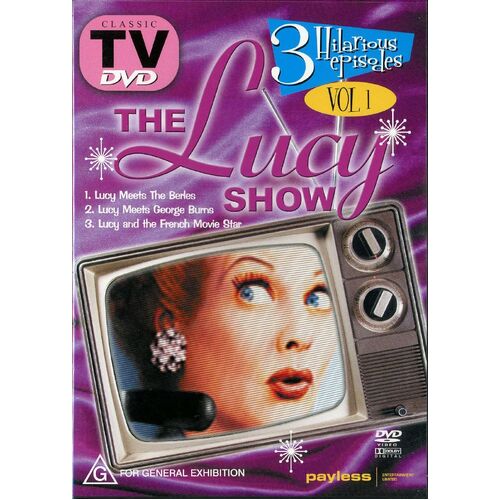 THE LUCY SHOW Vol 1 -DVD Comedy Series Rare Aus Stock New Region 4