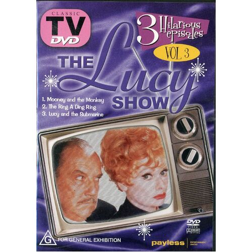 The Lucy Show Vol 3 : TV Series : Lucille Ball Comedy DVD