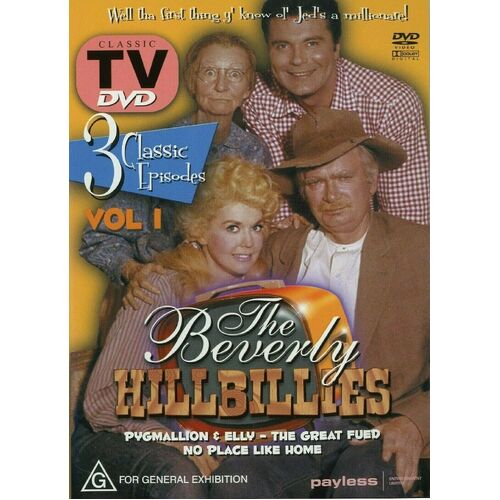 BEVERLY HILLBILLIES VOL. 1- 3 CLASSIC EPISODES -DVD -Comedy New Region ALL