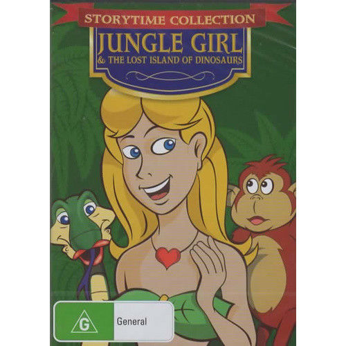 Jungle Girl &amp; the Lost Island of Dinosaurs All Regions -Kids DVD New