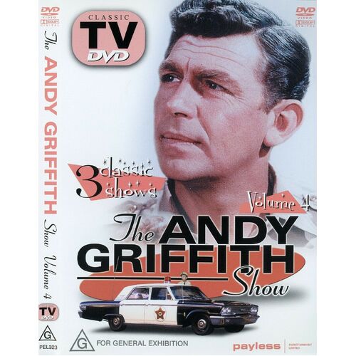 The Andy Griffith Show Volume 4 Classic TV 3 Shows DVD