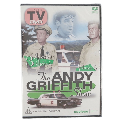 THE ANDY GRIFFITH SHOW VOLUME 5 (3 EPISODES) DVD