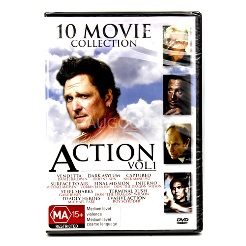 Action Vol. 1 10 Disc Set - MOVIE COLLECTION - Rare DVD Aus Stock New Region ALL