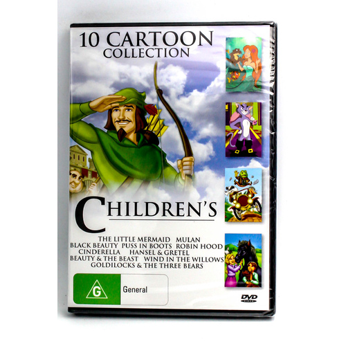 10 Children&#39;s Cartoon Collection - VALUE SET -Kids DVD Rare Aus Stock New