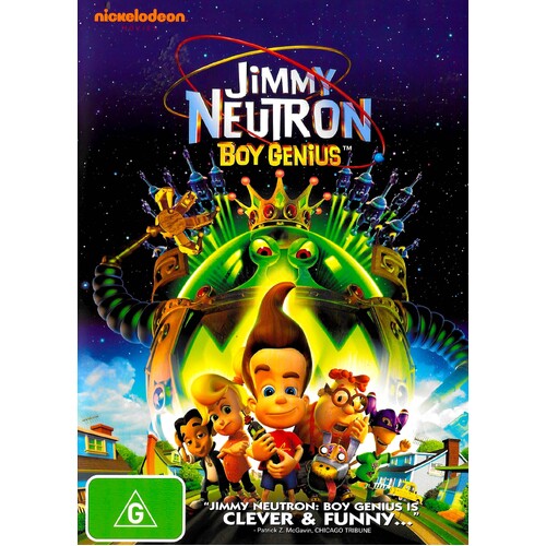 Jimmy Neutron Boy Genius -Kids DVD Rare Aus Stock New Region 4