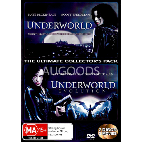 Underworld/ Underworld Evolution - Rare DVD Aus Stock New Region 4