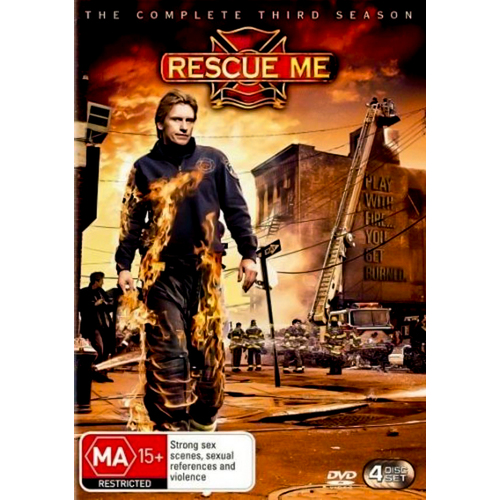 Rescue Me : Season 3 - DVD Series Rare Aus Stock New