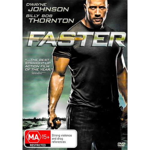 FASTER - Rare DVD Aus Stock New Region 4