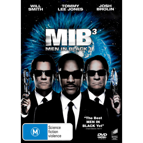 Men in Black 3 - Rare DVD Aus Stock New Region 2,4,5