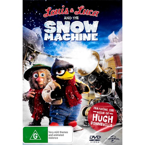 Louis &amp; Luca and the Snow Machine -Rare DVD Aus Stock -Family New Region 2,4