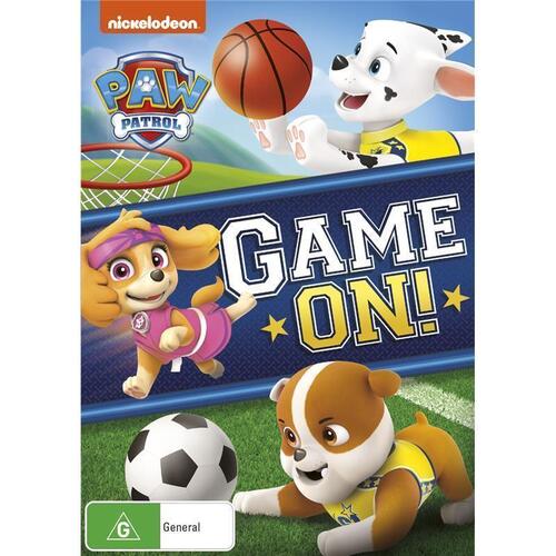 Paw Patrol - GAME ON -Rare DVD Aus Stock -Kids &amp; Family New