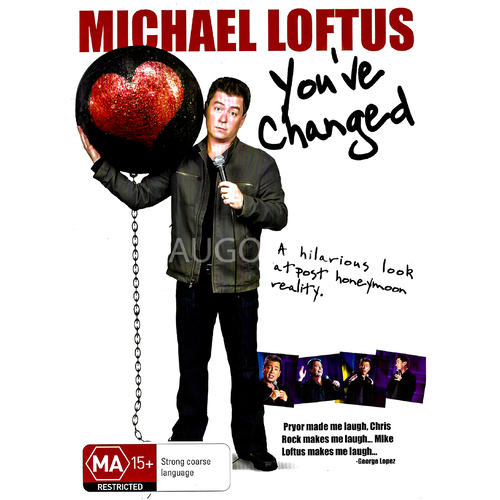 Michael Loftus You&#39;ve Changed -DVD Comedy Series Rare Aus Stock New Region ALL
