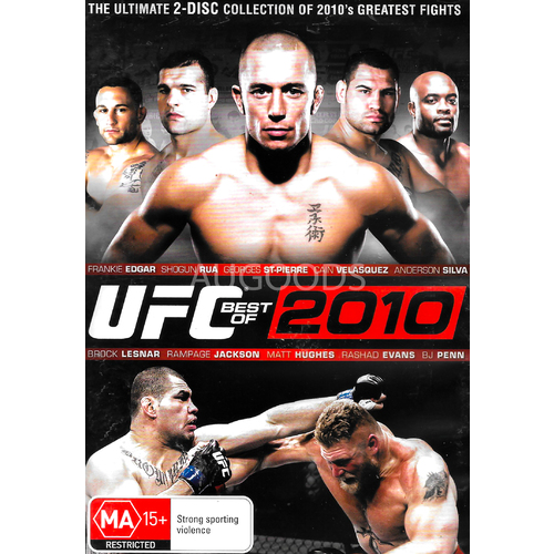 UFC: BEST OF 2010 - DVD Series Rare Aus Stock New Region 4