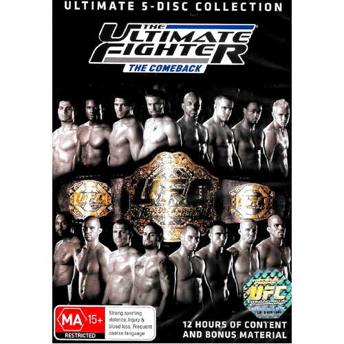 UFC: THE ULTIMATE FIGHTER THE COMEBACK - DVD Series Rare Aus Stock New