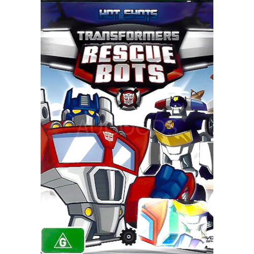 RESCUE BOTS: HOT SHOTS -Kids DVD Series Rare Aus Stock New Region 4