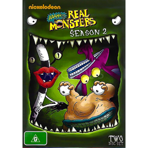 AAAHH!!! REAL MONSTERS SEASON 2 -Kids DVD Rare Aus Stock New