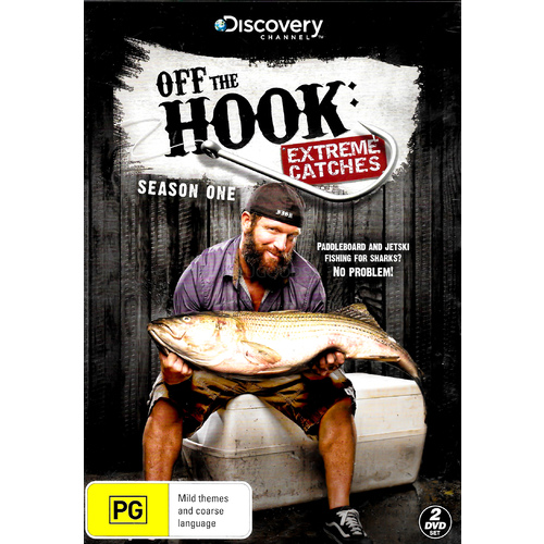 OFF THE HOOK - EXTREME CATCH - SEASON 1 -Educational DVD Rare Aus Stock New