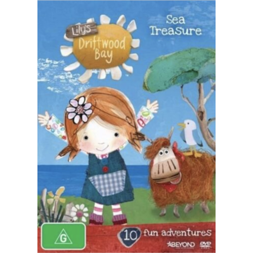 LILY&#39;S DRIFTWOOD BAY: SEA TREASURE -Rare DVD Aus Stock Animated New Region 4