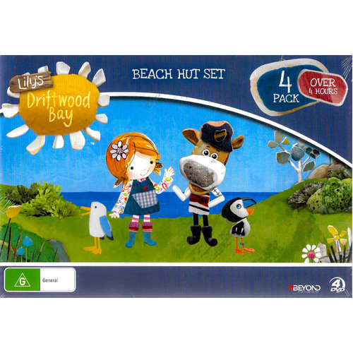 LILY&#39;S DRIFTWOOD BAY: BEACH HUT SET -Kids DVD Series Rare Aus Stock New