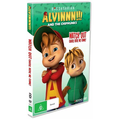 Alvin &amp; The Chipmunks - Watch Out Cause Here We Come! (2015) -Kids DVD New