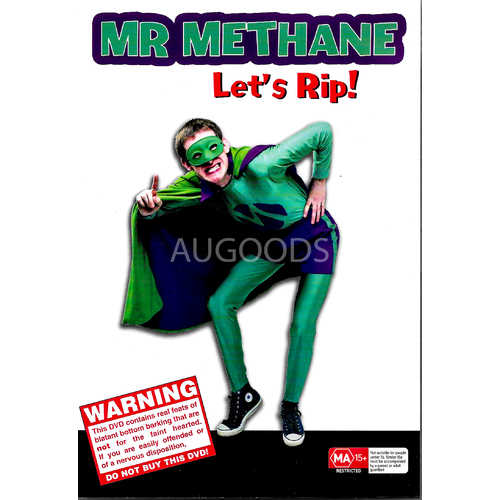 MR METHANE: LET IT RIP -DVD Comedy Series Rare Aus Stock New