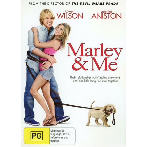 Marley And Me Owen Wilson Jennifer Aniston -Rare DVD Aus Stock Comedy New