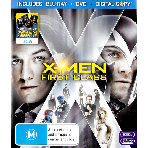X-Men First Class - Rare Blu-Ray Aus Stock New Region B