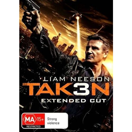 Taken 3 (TAK3EN) Extended Cut - Rare DVD Aus Stock New Region 4