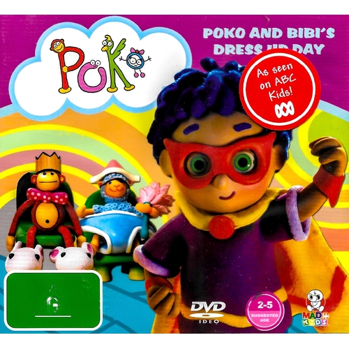 POKO: POKO AND BIBI&#39;S DRESS UP DAY -Kids DVD Series Rare Aus Stock New