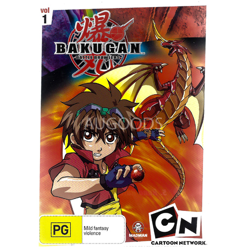 Bakugan Battle Brawlers Volume 1 -Kids DVD Series Rare Aus Stock New Region 4