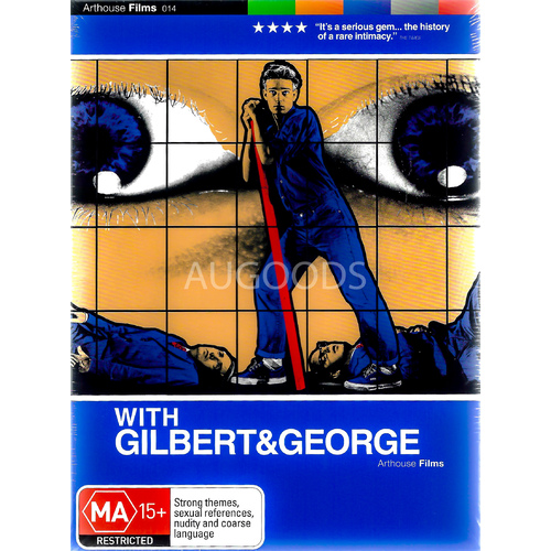 With Gilbert &amp; George -Rare DVD Aus Stock Comedy New Region 4