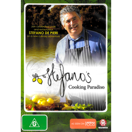 STEFANO&#39;S COOKING PARADISO -Educational DVD Series Rare Aus Stock New Region ALL