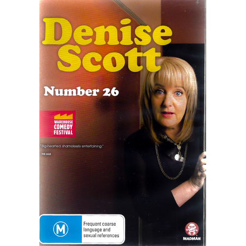 DENISE SCOTT NUMBER 26 -Rare DVD Aus Stock Comedy New Region ALL