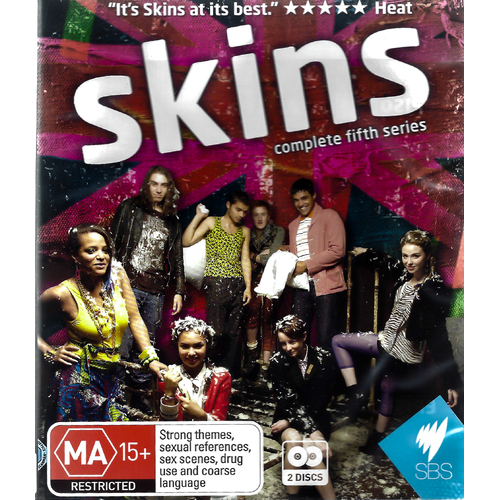 SKINS: COMPLETE FIFTH SEASON -Blu-Ray Comedy Series Rare Aus Stock New