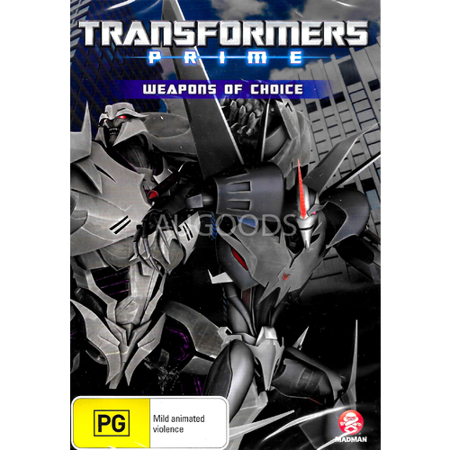TRANSFORMERS PRIME: WEAPONS OF CHOICE -DVD Series Animated New Region 4