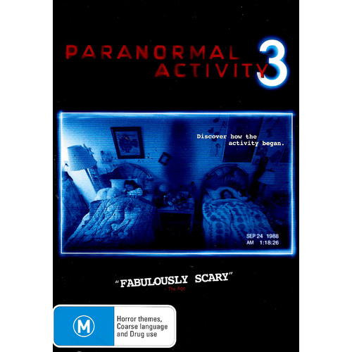 Paranormal Activity 3 - Rare DVD Aus Stock New Region 4