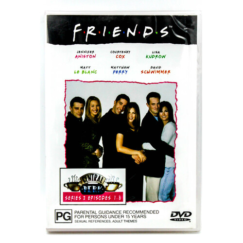 F.R.I.E.N.D.S Series 2 -DVD Comedy Series Rare Aus Stock New Region 4