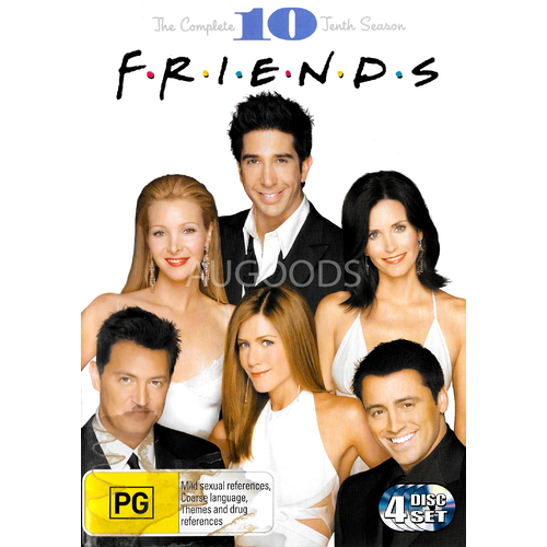 F.R.I.E.N.D.S S Season 10 -DVD Comedy Series Rare Aus Stock New Region 4