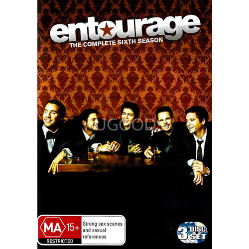 entourage The Complete Sixth Season -DVD Comedy Series Rare Aus Stock New