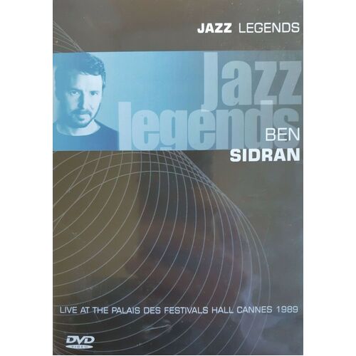 BEN SIDRAN Jazz Legends Live Cannes Festival Hall 1989 -DVD -Music New