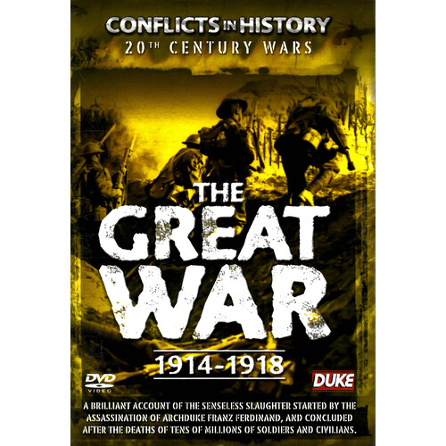 The Great War 1914 - 1918 Conflicts in History -Educational DVD New Region 4
