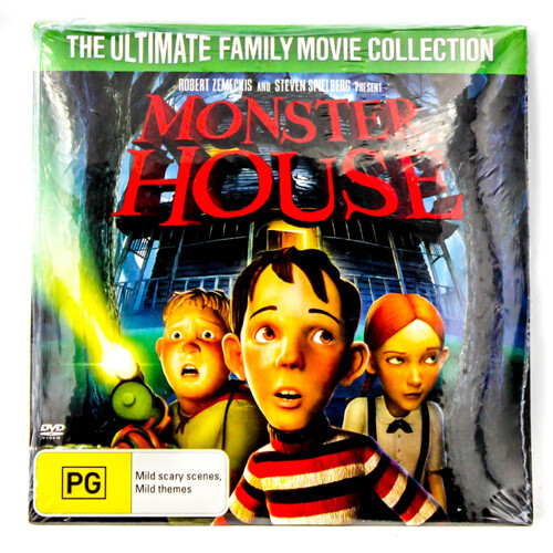 Monster House - Slip Case -Rare DVD Aus Stock -Kids &amp; Family New Region 4