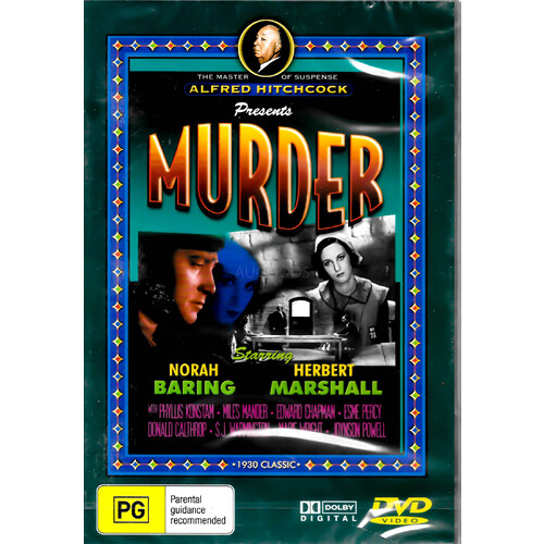 MURDER - Rare DVD Aus Stock New Region ALL