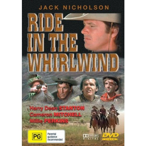 RIDE IN THE WHIRLWIND REGION PAL (JACK NICHOLSON) - Rare DVD Aus Stock New