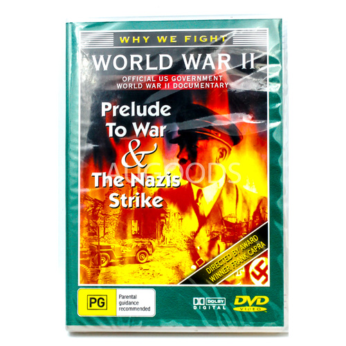 Why We Fight WWII - Prelude to War &amp; The Nazis Strike -DVD War Series New