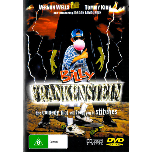 Billy Frankenstein Movie Teen Children -Rare DVD Aus Stock Comedy New Region ALL