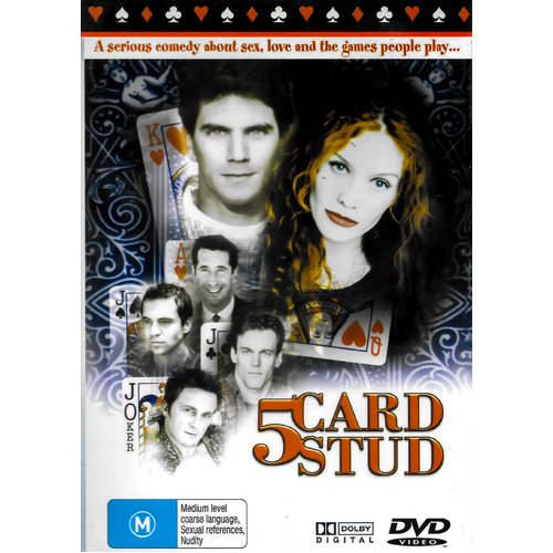 5 CARD STUD LAWRENCE H TOFFLER -Rare DVD Aus Stock Comedy New Region ALL